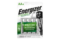 AA 2000mAh Power Plus Rechargeable Batteries - Pack of 4