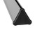 Séparateur de caisse en aluminium, triangulaire | sans impression / sans bâche - version ouverte (avec fente, sans poche)