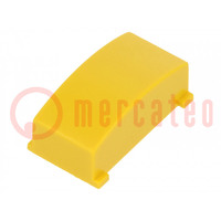 Button; rectangular; yellow; MEC15401,MEC15451,MEC16310-B