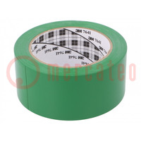 Tape: marking; green; L: 33m; W: 50mm; self-adhesive