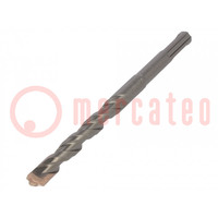 Drill bit; for concrete; Ø: 12mm; L: 160mm; metal; cemented carbide