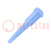 Needle: plastic; 1.25"; Size: 13; straight,conical; 2mm