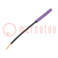 Adapter; 32A; 1kV; violet; Tip diameter: 1.8mm; Socket size: 4mm