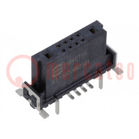 Connector: PCB to PCB; female; PIN: 10(2+8); har-flex® Hybrid