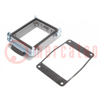 H-B 32 AG PANEL MOUNT BASE DBL LVRS