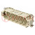 Connector: HDC; contact insert; male; Han® D; PIN: 64; 64+PE; 10A