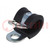 Fixing clamp; ØBundle : 10mm; W: 15mm; steel; Cover material: EPDM