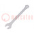 Wrench; combination spanner; 9mm; Overall len: 130mm