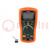 Digital multimeter; Bluetooth; LCD; (6000); True RMS; 10÷55MHz