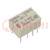 Relay: electromagnetic; DPDT; Ucoil: 4.5VDC; Icontacts max: 1A