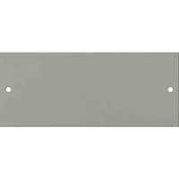 Kennflex Metall Schilderträger Set, Aluminium eloxiert, BxH: 7,20 x 2,0 cm Version: 03 - silbergrau (RAL 7001) / Kern schwarz