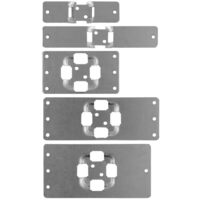Kennflex Schilderträger aus Aluminium eloxiert , 10x5,00 cm