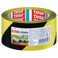 tesa Signal Markierungsklebeband Universal, Maße (LxB): 66 m x 50 mm Version: 01 - gelb/schwarz