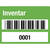 SafetyMarking Etik. Inventar Barcode u. 0001 - 1000, 4 x 3 cm Rolle Dokumentenf. Version: 04 - grün