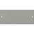 Kennflex Metall Schilderträger Set, Aluminium eloxiert, BxH: 10,8 x 4,0 cm Version: 03 - silbergrau (RAL 7001) / Kern schwarz