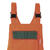 Warnschutzbekleidung Latzhose, Farbe: orange-grün, Gr. 24-29, 42-64, 90-110 Version: 106 - Größe 106