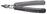 Knipex ESD elektronica-zijsnijtang met draadklem gebruineerd 125mm