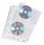 DURABLE Busta porta CD/DVD Cover M, con portaetichetta, archiviabile, f.to A4, trasparente