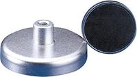 Flachgreifer-Magnet mit Gewinde 25x15 mm Format