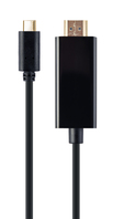 Gembird A-CM-HDMIM-01 video kabel adapter 2 m USB Type-C HDMI Zwart