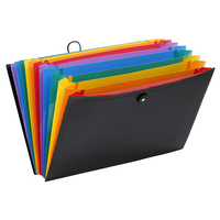 Viquel 111667 Envelope folder Polypropylène (PP) Noir, Bleu, Vert, Orange, Violet, Rouge, Jaune