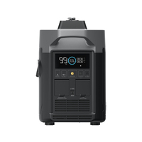 EcoFlow Smart Generator motorgenerator 1800 W 4 l Liquefied Petroleum Gas (LPG), Benzine Zwart