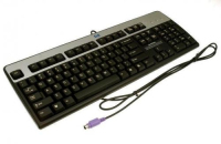 HP 355630-115 keyboard PS/2 QWERTZ CHE Black, Silver