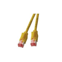 EFB Elektronik RJ45 S/FTP Cat6a Netzwerkkabel Gelb 0,5 m SF/UTP (S-FTP)