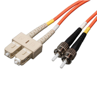 Tripp Lite N304-006 száloptikás kábel 2 M 2x SC 2x ST OFNR Narancssárga