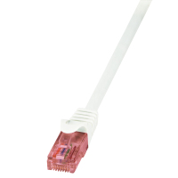 LogiLink 15m Cat.6 U/UTP hálózati kábel Fehér Cat6 U/UTP (UTP)