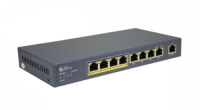 Amer Networks SD4P4U network switch Unmanaged Fast Ethernet (10/100) Power over Ethernet (PoE) Grey