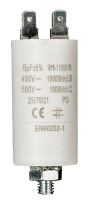 Fixapart W1-11006N condensador Blanco Fixed capacitor Cilíndrico