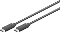 Goobay 56729 cable USB 1 m USB 3.2 Gen 2 (3.1 Gen 2) USB C Negro