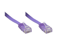 Alcasa Cat6 U/UTP 2m Netzwerkkabel Violett U/UTP (UTP)