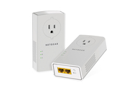 Netgear PLP2000-100FRS PowerLine Netzwerkadapter 2000 Mbit/s Eingebauter Ethernet-Anschluss Weiß 2 Stück(e)