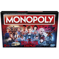 Monopoly Stranger Things, gioco da tavolo per adulti e adolescenti dai 14 anni in su, da 2 a 6 giocatori, ispirato alla quarta stagione di Netflix "Stranger Things"