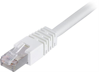 Deltaco STP-620V networking cable White 20 m Cat6 F/UTP (FTP)
