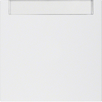 Hager 16261909 Wandplatte/Schalterabdeckung Weiß