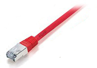 Equip 705427 kabel sieciowy Czerwony 0,5 m Cat5e SF/UTP (S-FTP)