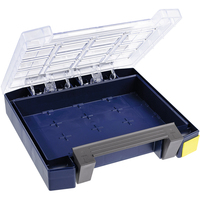 raaco Boxxser 55 Werkzeugkasten Blau, Transparent