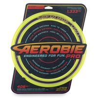 Aerobie Pro Flying Ring Wurfring mit Durchmesser 33 cm, gelb