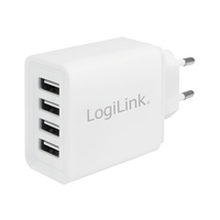 LogiLink PA0211W oplader voor mobiele apparatuur Wit Binnen