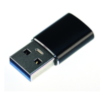 Steffen 52 00003 Kabeladapter USB-A USB-C Schwarz
