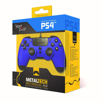 Steelplay Metaltech Schwarz, Blau Gamepad Analog / Digital PC, PlayStation 4, Playstation 3