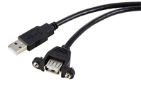 Renkforce RF-5720386 USB Kabel USB 2.0 1 m USB A Schwarz