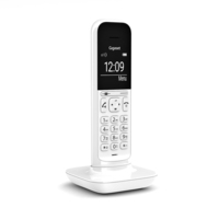 Gigaset CL390 Téléphone analog/dect Identification de l'appelant Gris, Blanc