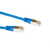 ACT Patchcord SSTP Category 6 PIMF, Blue 10.00M Netzwerkkabel Blau 10 m