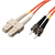 Tripp Lite N304-025 cavo a fibre ottiche 8 m 2x SC 2x ST OFNR Arancione