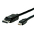 ROLINE DP - Mini DP 5 M DisplayPort Mini DisplayPort Fekete