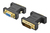 Ednet 84523 cambiador de género para cable DVI-I VGA Negro